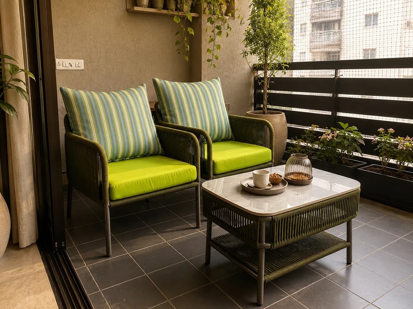 Verde Balcony Bistro Set