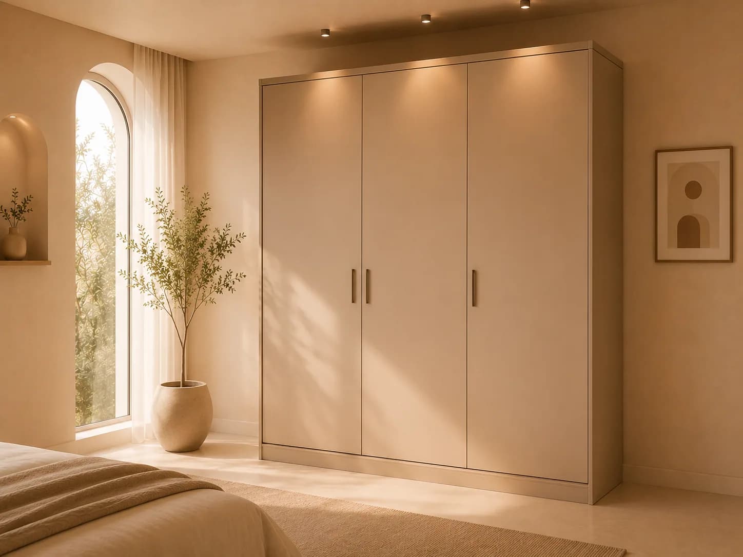 3-Door Modular Wardrobe